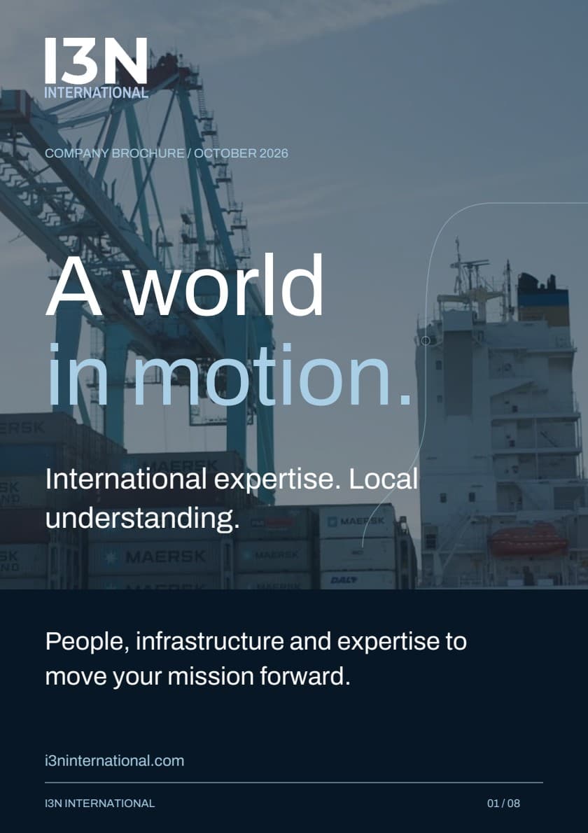 I3N International company brochure: A world in motion